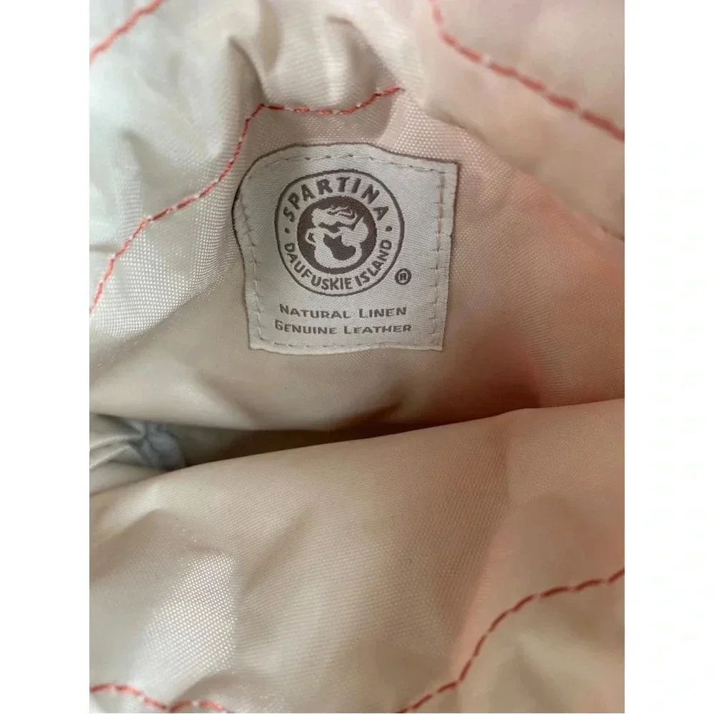 SPARTINA 449 drawstring bag linen
